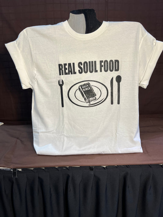 "REAL SOUL FOOD" Graphic T-shirt